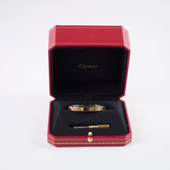 Cartier Love Bracelet with 4 Diamonds Classic Model Size 16