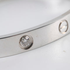 Cartier Love Bracelet 4 Diamond Bracelet Size 16
