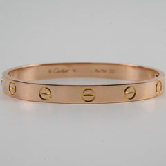 Cartier Love Bracelet Classic Model Size 16