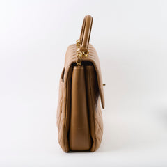 Chanel Large Trendy CC Caramel Beige Lambskin