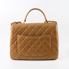 Chanel Large Trendy CC Caramel Beige Lambskin