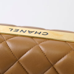 Chanel Large Trendy CC Caramel Beige Lambskin