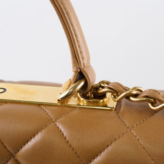 Chanel Large Trendy CC Caramel Beige Lambskin