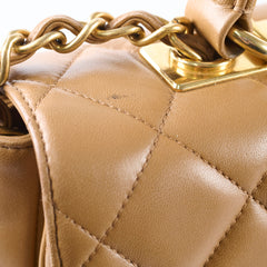 Chanel Large Trendy CC Caramel Beige Lambskin