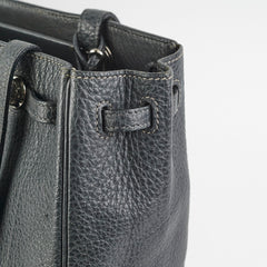Hermes Cabana Tote Dark Grey - F Square Stamp