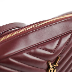 Saint Laurent Lou Camera Maroon Bag