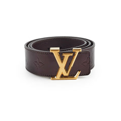 Louis Vuitton M9874 Patent Brown Belt 90/36