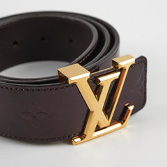 Louis Vuitton M9874 Patent Brown Belt 90/36