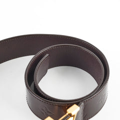 Louis Vuitton M9874 Patent Brown Belt 90/36