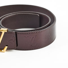 Louis Vuitton M9874 Patent Brown Belt 90/36