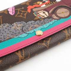 Louis Vuitton Christmas Animation Monogram Long Wallet 2015