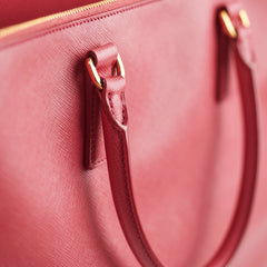 Prada Galleria Saffiano Leather Tote Pink