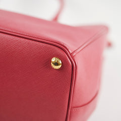Prada Galleria Saffiano Leather Tote Pink