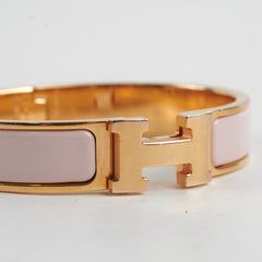 Hermes Clic H Bracelet Pink PM