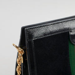 Gucci Ophidia Small Shoulder Bag Black Patent