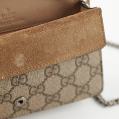 Gucci Supermini Dionysus Supreme GG Bag Beige