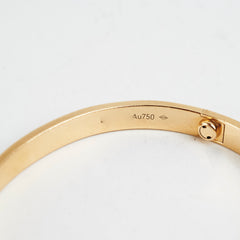 Cartier Love Bracelet Pave Aftermarket Diamonds Size 19 (2015)