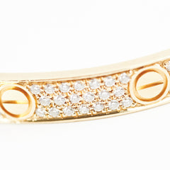 Cartier Love Bracelet Pave Aftermarket Diamonds Size 19 (2015)