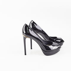 Louis Vuitton Patent Heels Black Size 39