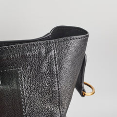 Christian Dior Diorangeles Studded Leather Tote Black