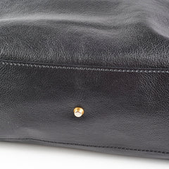 Christian Dior Diorangeles Studded Leather Tote Black