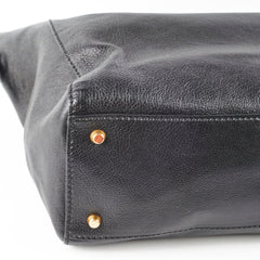 Christian Dior Diorangeles Studded Leather Tote Black