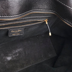 Christian Dior Diorangeles Studded Leather Tote Black