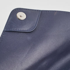 Chanel Navy Envelope Clutch