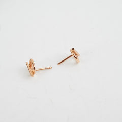 Hermes Echappee Small Earrings Rose Gold