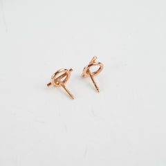 Hermes Echappee Small Earrings Rose Gold