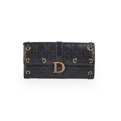 Christian Dior Black Long Clutch Wallet