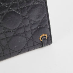 Christian Dior Black Long Clutch Wallet