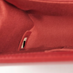Chanel New Medium Boy Lambskin Red