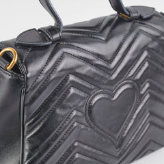 Gucci GG Marmont Top Handle Black