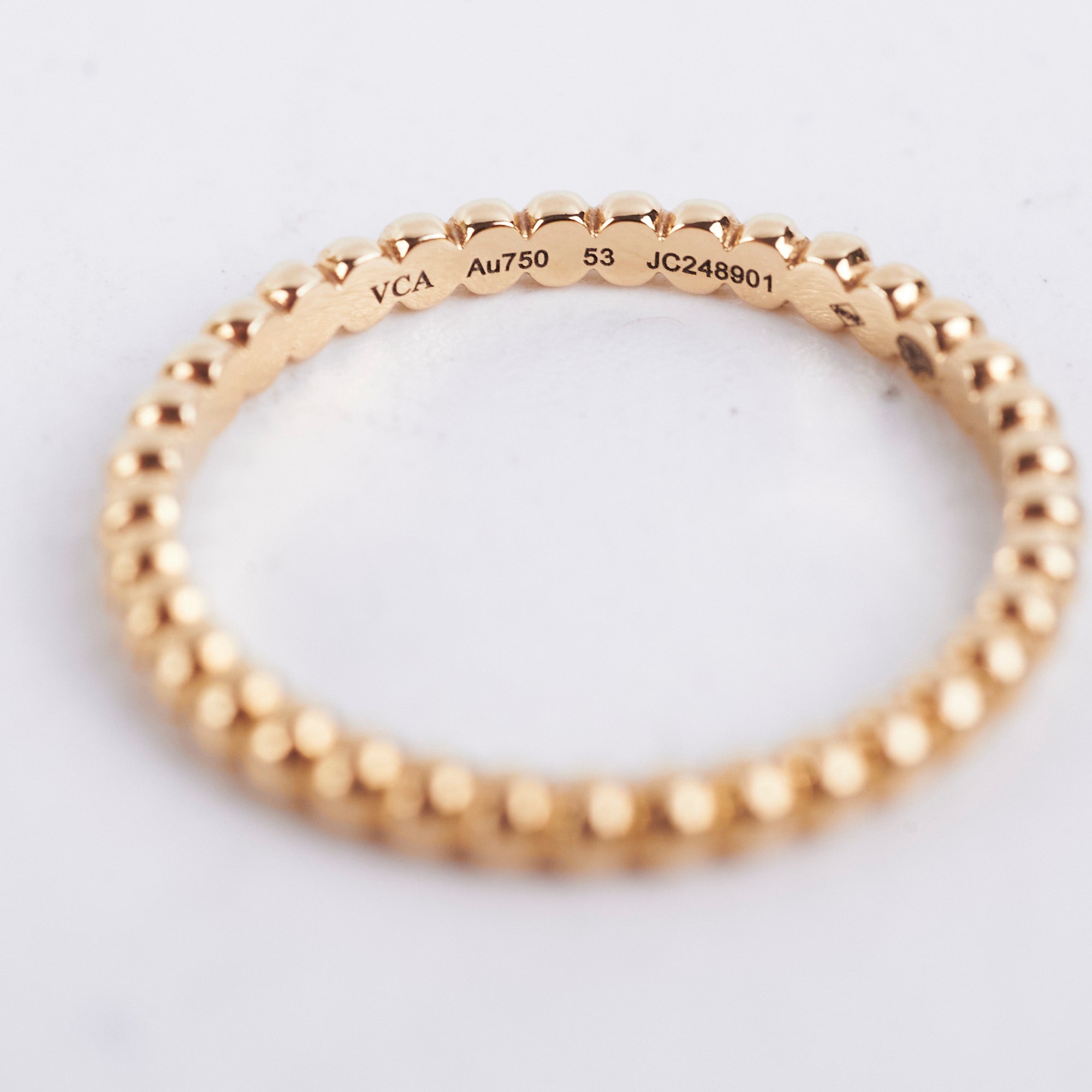 Van Cleef Arpels VCA Perlee ring Small Model Size 53 – THE PURSE