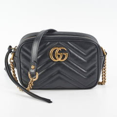 Gucci Marmont Mini Camera Bag Black