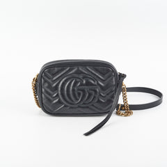 Gucci Marmont Mini Camera Bag Black