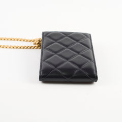 Chanel CC Flap Phone Holder Crossbody Bag Black 32 Series