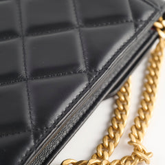 Chanel CC Flap Phone Holder Crossbody Bag Black 32 Series