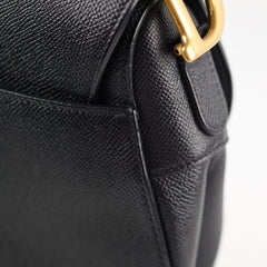 Christian Dior Medium Saddle Bag Black