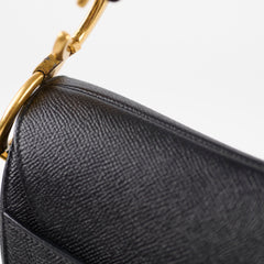 Christian Dior Medium Saddle Bag Black