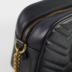 Gucci Marmont Small Camera Black Bag