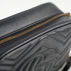 Gucci Marmont Small Camera Black Bag