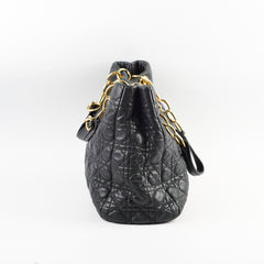 Christian Dior Soft Shopping Tote Black