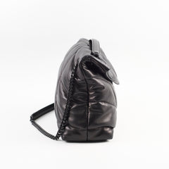 Saint Laurent Medium Lou Lou Puffer Black
