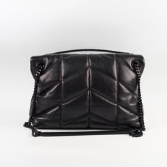 Saint Laurent Medium Lou Lou Puffer Black
