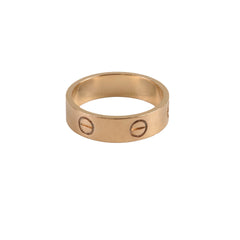Cartier Love Ring Pink Gold Size 58