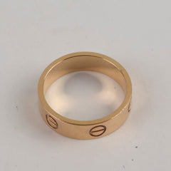 Cartier Love Ring Pink Gold Size 58