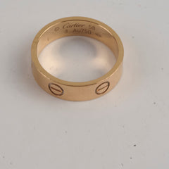 Cartier Love Ring Pink Gold Size 58