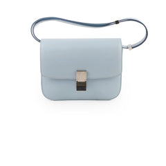 Celine Box Shoulder Bag Light Blue